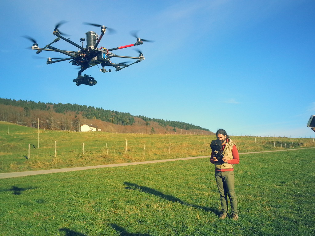 Shooting with Drone